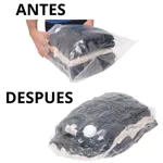 BOLSAS AL VACIO X2 GUARDA ROPA ORGANIZADOR VIAJE HOGAR 30x50