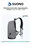 Mochila Antirrobo Impermeable Suono Puerto Usb Snac-1000