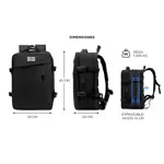 Mochila de Viaje Para Equipaje Beige South Port MCH228 Impermeable