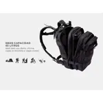 Mochila Táctica Camuflada Gadnic 45Lts Militar Porta Notebook Compartimentos Varios