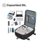 Mochila de Viaje Carry On para Cabina de Avion Porta Notebook Waggs Negra