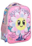 Mochila Jardin Espalda 12 Pulgadas Flower Power Chimola Rosa Floreado