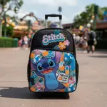 Mochila Escolar Carro 16 Stitch Hawai Wabro