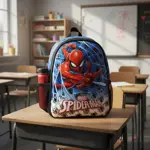 Mochila Escolar Espalda 12 Spiderman Hombre Araña Wabro Azul Spiderman
