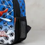Mochila Escolar Espalda 12 Spiderman Hombre Araña Wabro Azul Spiderman