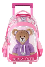 Mochila Carro 18 Pulgadas Teddy Ros...