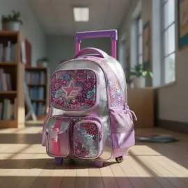 Mochila Carro 18 Pulgadas Flowers 