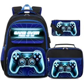 Mochila  Para Niños Con Set De Lonc...