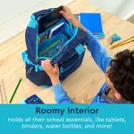 Mochila Bentgo Kids Confetti ligera 35,56 cm Azul Abismo