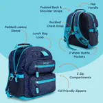 Mochila Bentgo Kids Confetti ligera 35,56 cm Azul Abismo