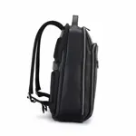 Mochila Samsonite Classic de piel negra para portátil de 15,6 pulgadas
