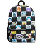 Mochila Pokémon Kids con bolsillo para botella de agua negro/blanco