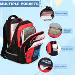 Set de Mochila Bevalsa Game Over con Puerto de Carga USB Rojo