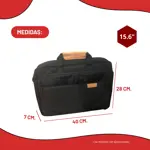 Maletín ejecutivo impermeable para notebook 15.6