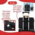 Maletín ejecutivo impermeable para notebook 15.6