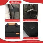Maletín ejecutivo impermeable para notebook 15.6