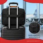 Maletín ejecutivo impermeable para notebook 15.6
