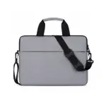 FUNDA MALETÍN PARA LAPTOP NOTEBOOK 15.6 CON CORREA AJUSTABLE GRIS 15,6