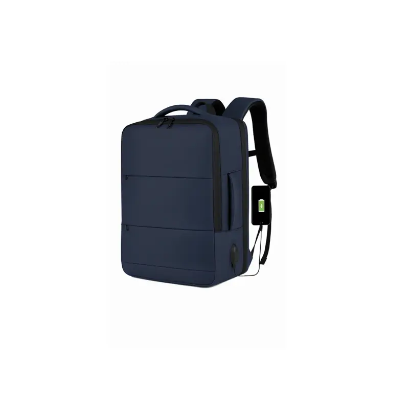 Mochila de Viaje Carry On Equipaje Mano Expandible Notebook Azul