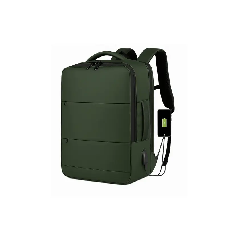 Mochila de Viaje Carry On Equipaje Mano Expandible Notebook Azul