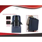 Mochila de Viaje Carry On Equipaje Mano Expandible Notebook Negro
