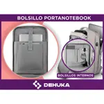 Mochila Expandible Capacidad 30-40l Impermeable Versátil Y Resistente Dehuka Gris
