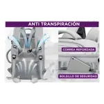 Mochila Expandible Capacidad 30-40l Impermeable Versátil Y Resistente Dehuka Gris