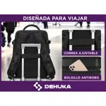 Mochila Urbana Porta Notebook Impermeable Para Exterior Resistente Ideal Para Viajes Dehuka