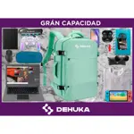Mochila Notebook Urbana Hombre Impermeable Exterior Viajes Verde Dehuka B08