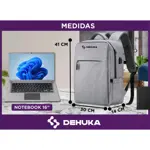 Mochila Notebook Urbana Resistente E Impermeable Con Sistema Antirrobo Dehuka
