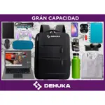 Mochila Urbana Deportiva Impermeable Con Carga Usb Dehuka B04 Negro