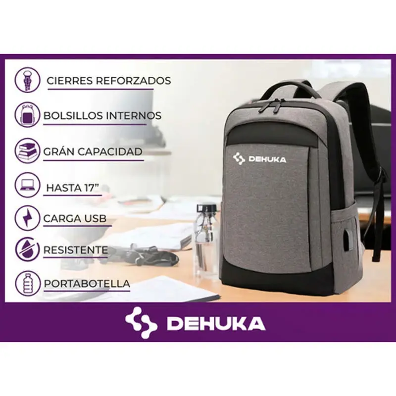 Mochila Impermeable Oxford Para Notebook, Clásica Y Multifuncional, Con Sistema Antirrobo Dehuka