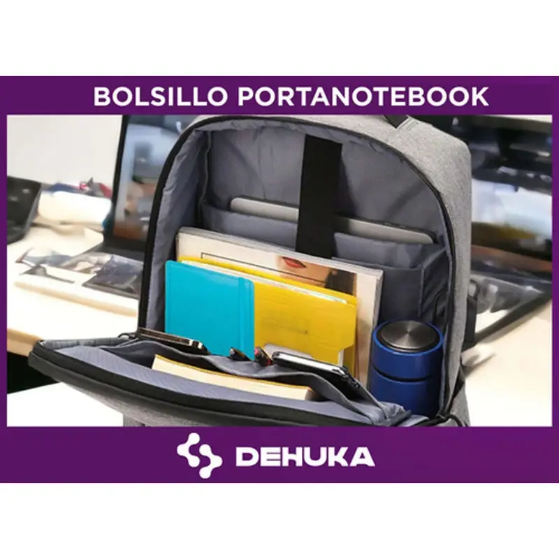 Mochila Impermeable Oxford Para Notebook, Clásica Y Multifuncional, Con Sistema Antirrobo Dehuka