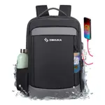 Dehuka B06 Mochila Impermeable Oxford Para Notebook Clásica Y Multifuncional Antirrobo Color Negro