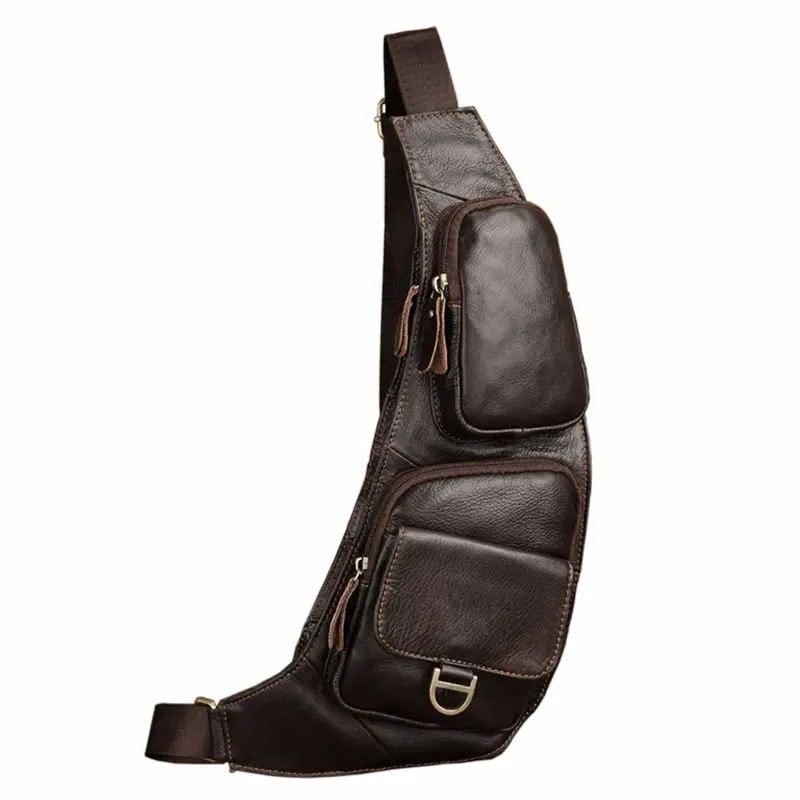 Bolso Bandolera de Cuero Hebetag para Hombres y Mujeres