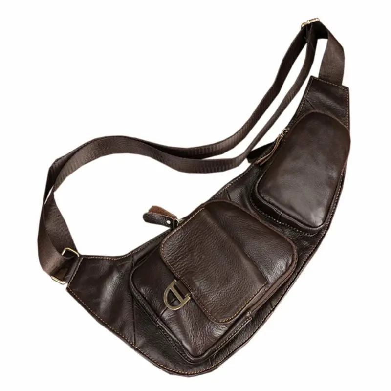 Bolso Bandolera de Cuero Hebetag para Hombres y Mujeres