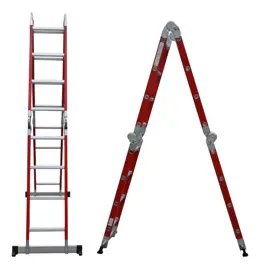 Escalera Plegable Dielectrica 4,7M ...