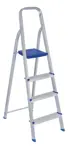 Escalera Aluminio Tipo Tijera Plegable 4 Escalones Mor 5102