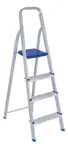 Escalera Aluminio Tipo Tijera Plegable 4 Escalones Mor 5102