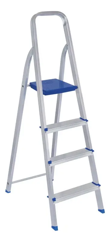 Escalera Aluminio Tipo Tijera Plegable 4 Escalones Mor 5102