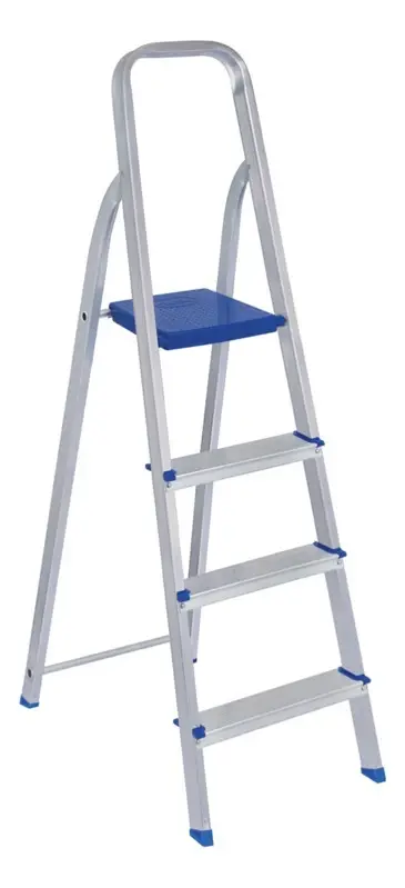 Escalera Aluminio Tipo Tijera Plegable 4 Escalones Mor 5102