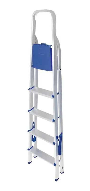 Escalera Aluminio Tipo Tijera Plegable 5 Escalones Mor 5103