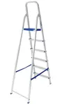 Escalera Aluminio Tipo Tijera Plegable 6 Escalones Mor 5104