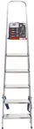 Escalera Aluminio Tipo Tijera Plegable 6 Escalones Mor 5104
