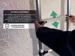 Escalera Telescópica Gadnic 2M Con Altura Ajustable