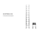 Escalera Telescópica Gadnic 2M Con Altura Ajustable