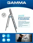 Escalera Aluminio Reforzada 5 Escalones - G217AR