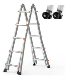 Escalera Telescópica De Aluminio  D...