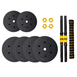 Kit Mancuernas Y Barra Force By 25...
