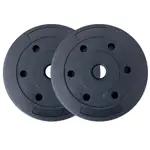 Discos Pesas 2.5kg PVC Mancuernas Barra 30mm Combo X2 Unidades Waggs